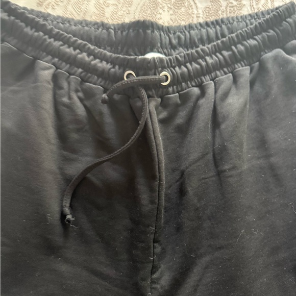 MESHKI womens black cotton joggers L - Picture 2 of 8